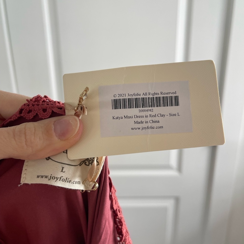 Joyfolie Katya Maxi Dress Red Clay - L - Picture 6 of 6